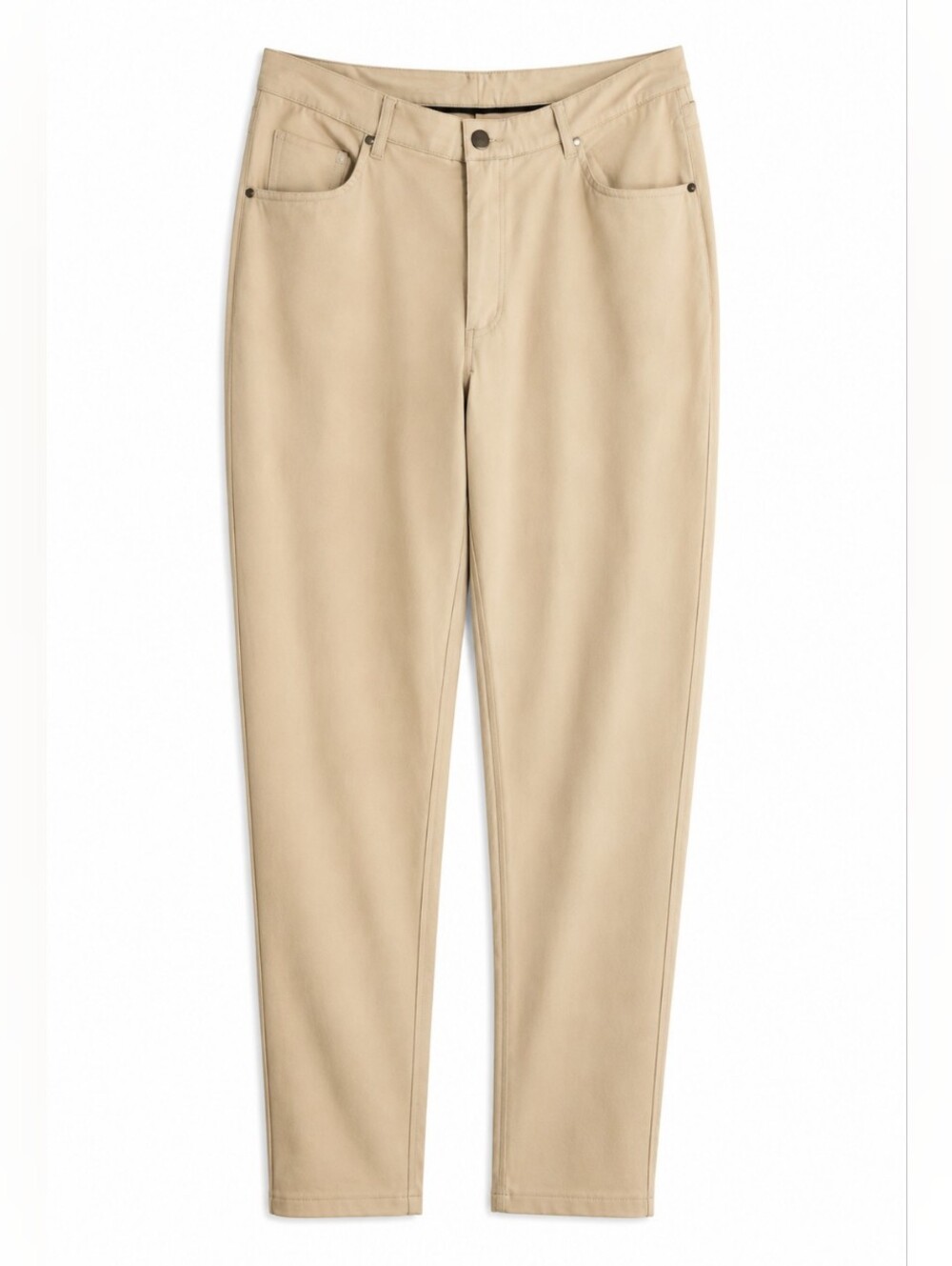 Lululemon Men's ABC Golf Pants Size 38 Beige Classic Stretch Casual Performance